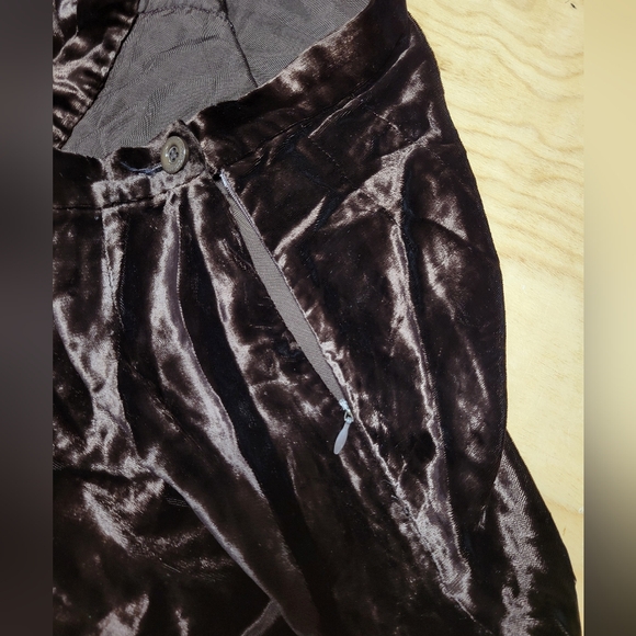 Dolce & Gabbana Brown Velvet & Lace Skirt - Picture 5 of 11